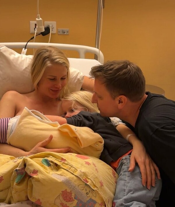 Model Daniela Christiansson shares first photos of son Lando